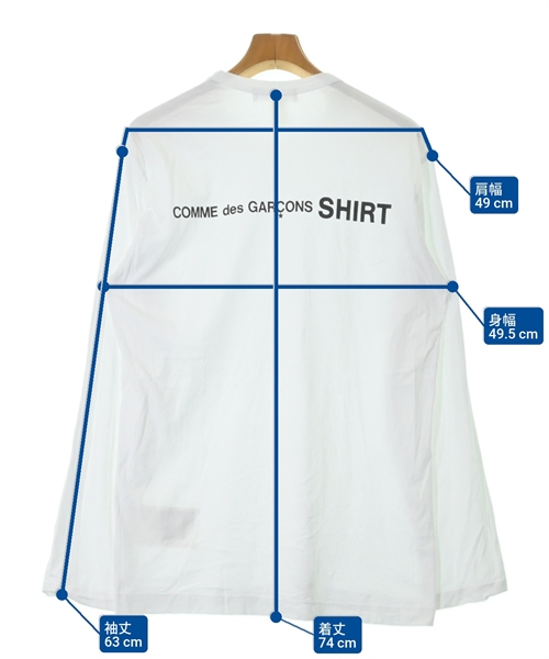 COMME des GARCONS SHIRT（コムデギャルソンシャツ）Tシャツ・カットソー 白 サイズ:X(XL位) メンズ/2200613229210