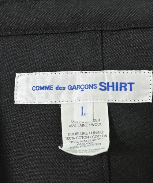 COMME des GARCONS SHIRT（コムデギャルソンシャツ）ジャケット 黒 サイズ:L メンズ/2200609352014