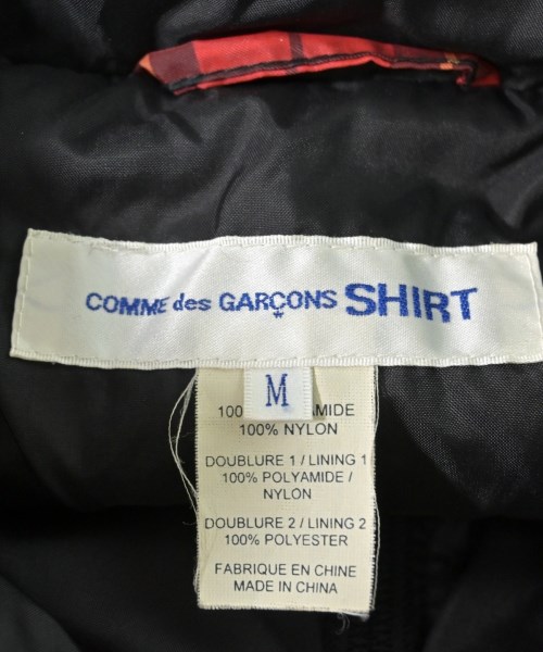 COMME des GARCONS SHIRT（コムデギャルソンシャツ）ダウンジャケット/ダウンベスト 赤 サイズ:M メンズ/2200613918015