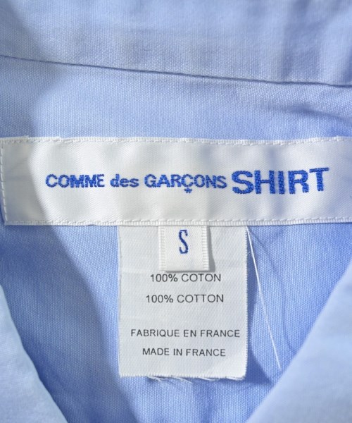 COMME des GARCONS SHIRT（コムデギャルソンシャツ）カジュアルシャツ 青 サイズ:S メンズ/2200612989139