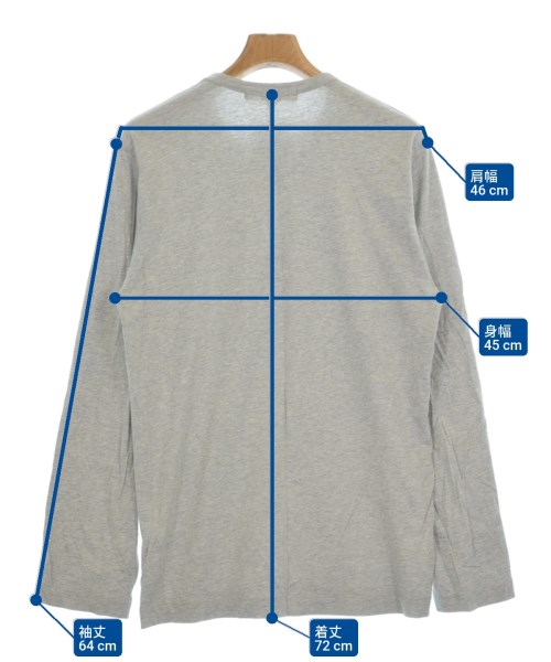 COMME des GARCONS SHIRT（コムデギャルソンシャツ）Tシャツ・カットソー グレー サイズ:X(XL位) メンズ/2200615153056