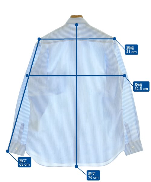 COMME des GARCONS SHIRT（コムデギャルソンシャツ）カジュアルシャツ 青 サイズ:S メンズ/2200611369031