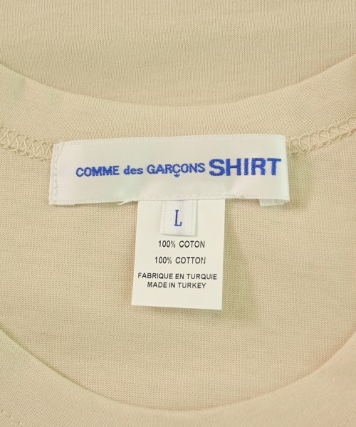 COMME des GARCONS SHIRT（コムデギャルソンシャツ）Tシャツ・カットソー ベージュ サイズ:L メンズ/2200614814057
