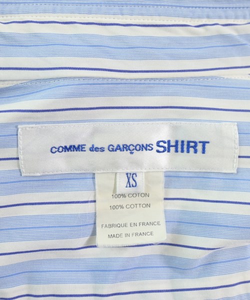 COMME des GARCONS SHIRT（コムデギャルソンシャツ）カジュアルシャツ 青 サイズ:XS メンズ/2200614794113