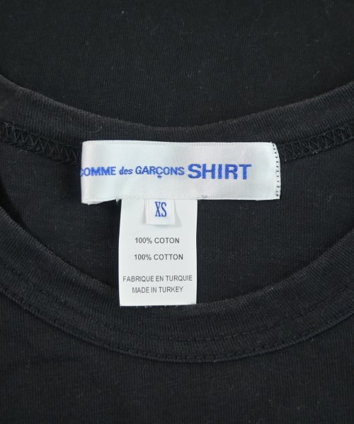 COMME des GARCONS SHIRT（コムデギャルソンシャツ）Tシャツ・カットソー 黒 サイズ:XS メンズ/2200616407066