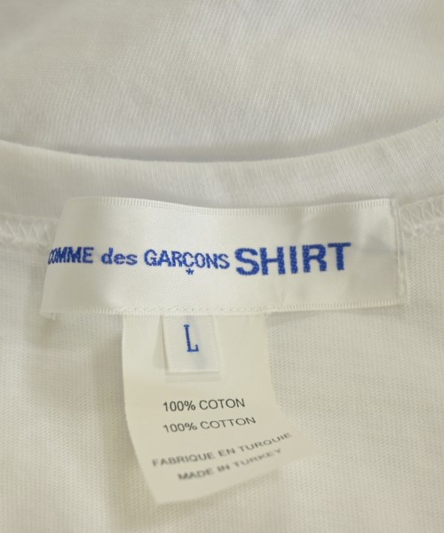COMME des GARCONS SHIRT（コムデギャルソンシャツ）Tシャツ・カットソー 白 サイズ:L メンズ/2200610708077