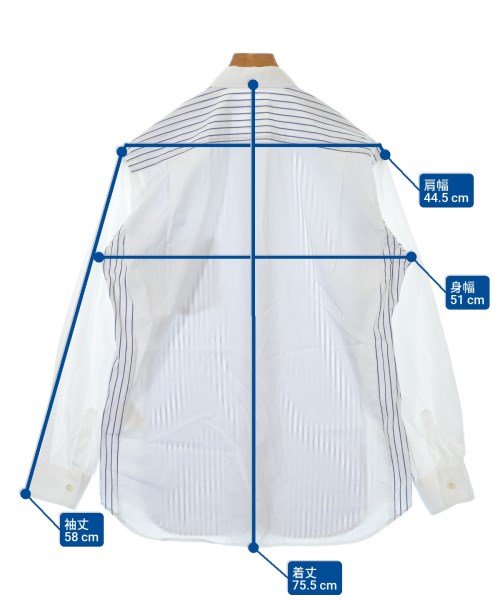 COMME des GARCONS SHIRT（コムデギャルソンシャツ）カジュアルシャツ 白 サイズ:S メンズ/2200614699111