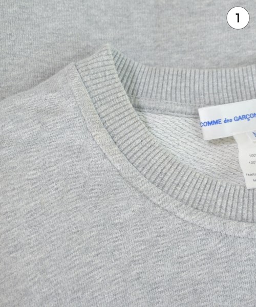 COMME des GARCONS SHIRT（コムデギャルソンシャツ）スウェット グレー サイズ:M メンズ/2200618544110