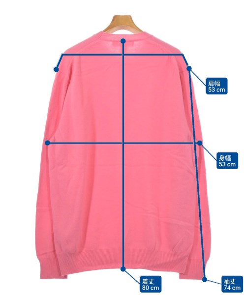 COMME des GARCONS SHIRT（コムデギャルソンシャツ）ニット・セーター ピンク サイズ:M メンズ/2200618705030