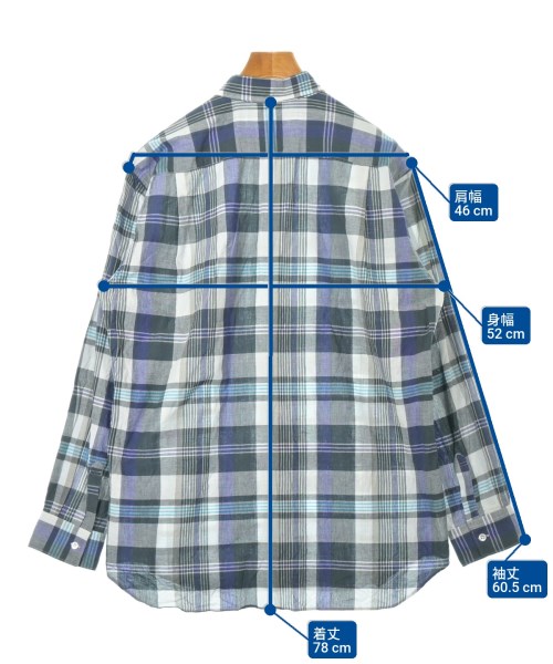 COMME des GARCONS SHIRT（コムデギャルソンシャツ）カジュアルシャツ 紺 サイズ:L メンズ/2200618773060