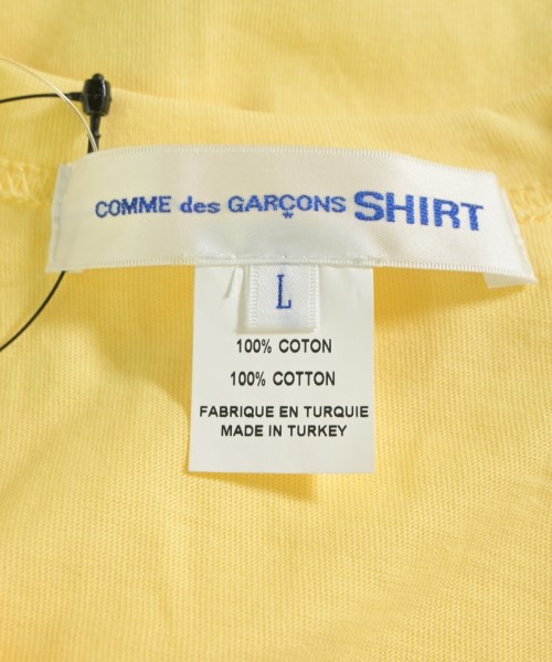 COMME des GARCONS SHIRT（コムデギャルソンシャツ）Tシャツ・カットソー 黄 サイズ:L メンズ/2200616927021