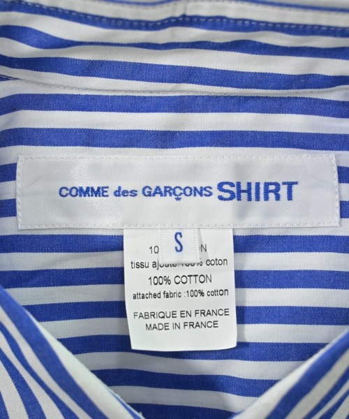 COMME des GARCONS SHIRT（コムデギャルソンシャツ）カジュアルシャツ 青 サイズ:S メンズ/2200616927045