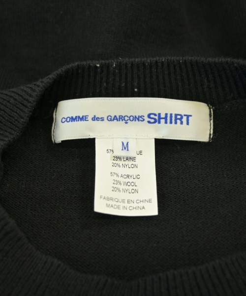 COMME des GARCONS SHIRT（コムデギャルソンシャツ）ニット・セーター 黒 サイズ:M メンズ/2200619050122