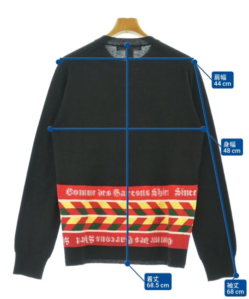 COMME des GARCONS SHIRT（コムデギャルソンシャツ）ニット・セーター 黒 サイズ:M メンズ/2200619050122