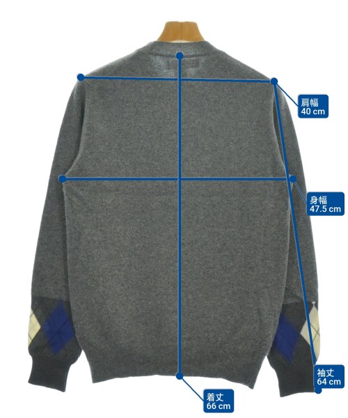 COMME des GARCONS SHIRT（コムデギャルソンシャツ）ニット・セーター グレー サイズ:M メンズ/2200619272081