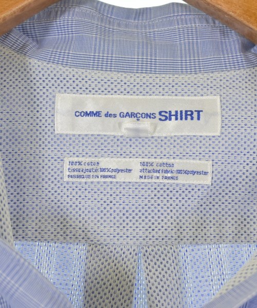 COMME des GARCONS SHIRT（コムデギャルソンシャツ）カジュアルシャツ 青 サイズ:S メンズ/2200619771027