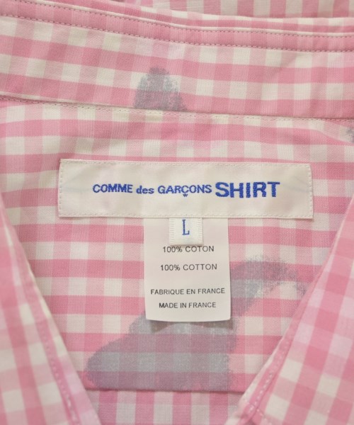 COMME des GARCONS SHIRT（コムデギャルソンシャツ）カジュアルシャツ ピンク サイズ:L メンズ/2200619831035