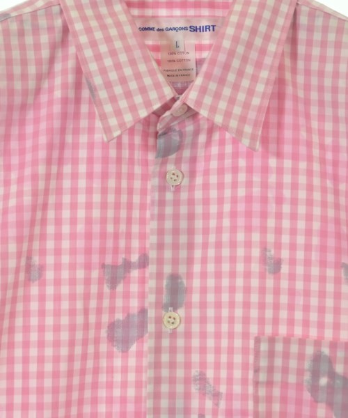 COMME des GARCONS SHIRT（コムデギャルソンシャツ）カジュアルシャツ ピンク サイズ:L メンズ/2200619831035