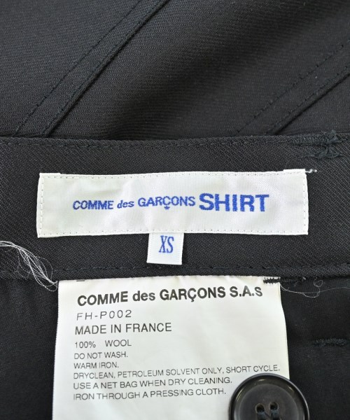 COMME des GARCONS SHIRT（コムデギャルソンシャツ）スラックス 黒 サイズ:XS メンズ/2200620214049