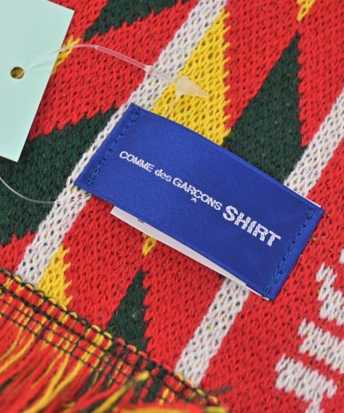 COMME des GARCONS SHIRT（コムデギャルソンシャツ）マフラー 赤 サイズ:- メンズ/2200620320023