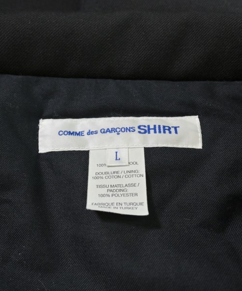 COMME des GARCONS SHIRT（コムデギャルソンシャツ）カジュアルジャケット 黒 サイズ:L メンズ/2200620600019