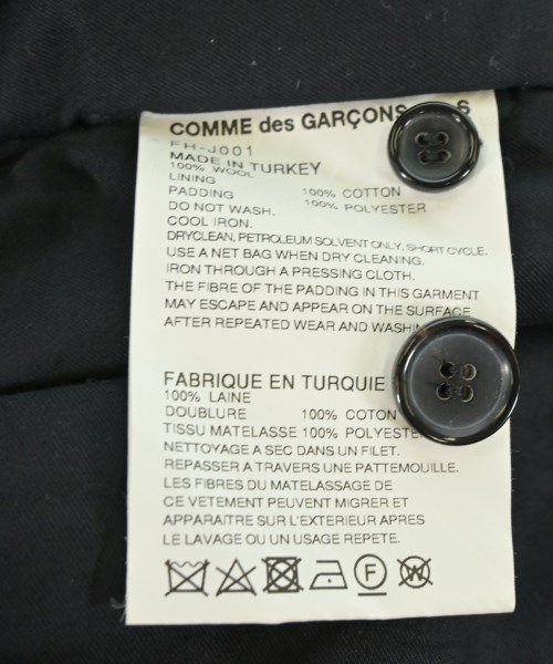 COMME des GARCONS SHIRT（コムデギャルソンシャツ）カジュアルジャケット 黒 サイズ:L メンズ/2200620600019