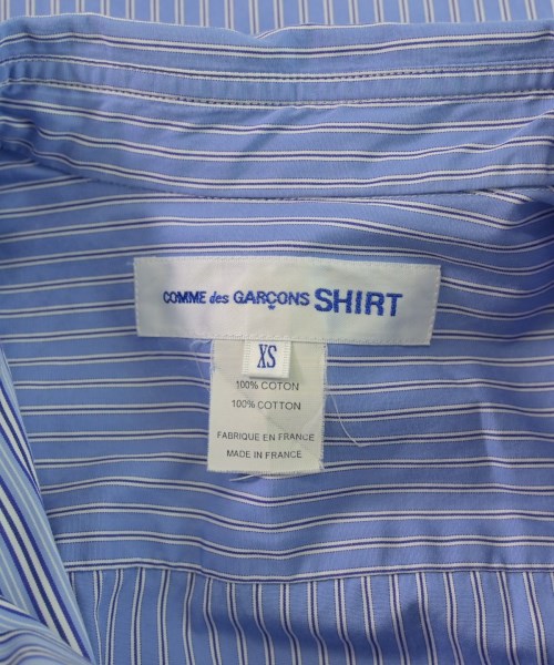 COMME des GARCONS SHIRT（コムデギャルソンシャツ）カジュアルシャツ 青 サイズ:XS メンズ/2200613978071