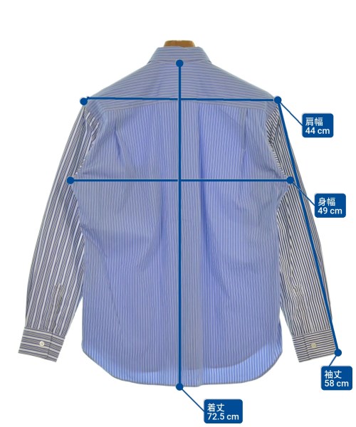 COMME des GARCONS SHIRT（コムデギャルソンシャツ）カジュアルシャツ 青 サイズ:XS メンズ/2200613978071