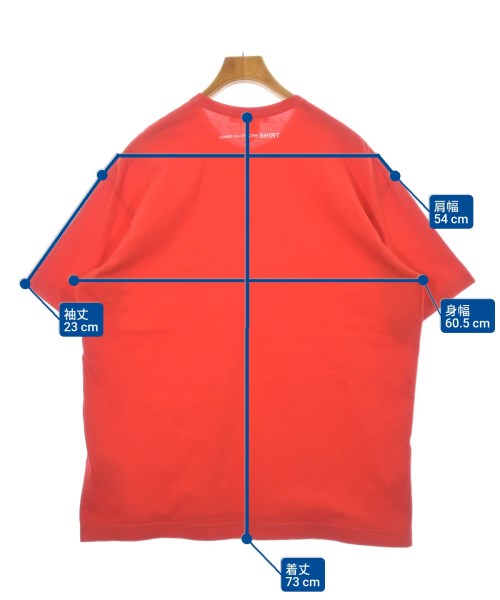 COMME des GARCONS SHIRT（コムデギャルソンシャツ）Tシャツ・カットソー 赤 サイズ:M メンズ/2200619363093