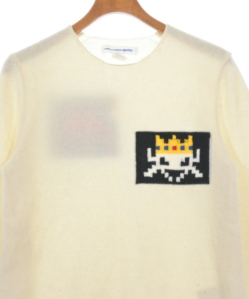 COMME des GARCONS SHIRT（コムデギャルソンシャツ）ニット・セーター 白 サイズ:S メンズ/2200620920025