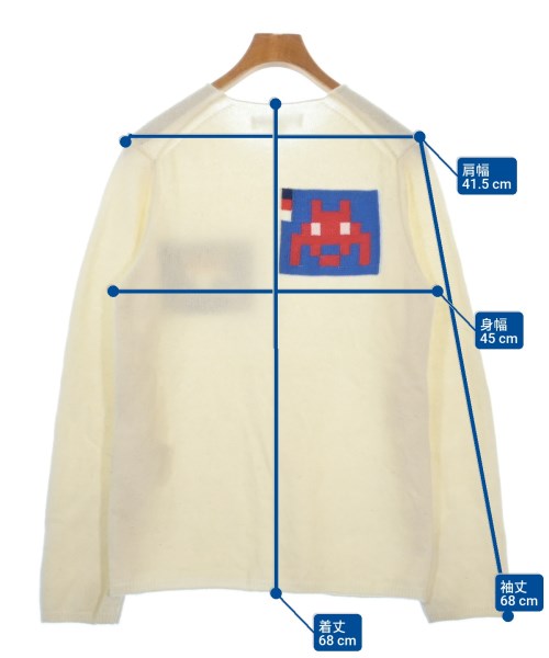 COMME des GARCONS SHIRT（コムデギャルソンシャツ）ニット・セーター 白 サイズ:S メンズ/2200620920025