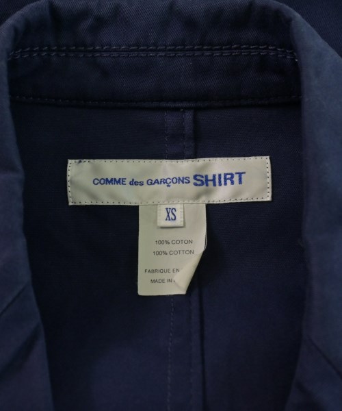 COMME des GARCONS SHIRT（コムデギャルソンシャツ）カジュアルジャケット 紺 サイズ:XS メンズ/2200620926010