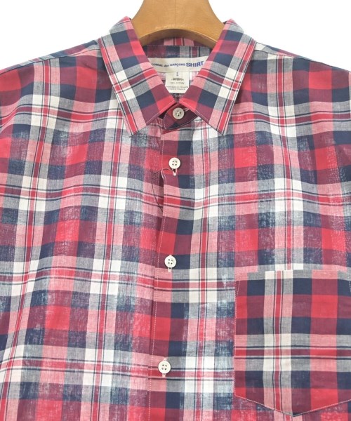 COMME des GARCONS SHIRT（コムデギャルソンシャツ）カジュアルシャツ 赤 サイズ:L メンズ/2200620933087