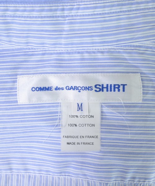 COMME des GARCONS SHIRT（コムデギャルソンシャツ）カジュアルシャツ 青 サイズ:M メンズ/2200617001041