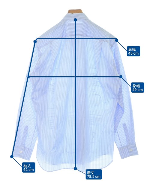 COMME des GARCONS SHIRT（コムデギャルソンシャツ）カジュアルシャツ 青 サイズ:M メンズ/2200617001041