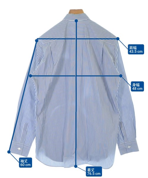 COMME des GARCONS SHIRT（コムデギャルソンシャツ）カジュアルシャツ 青 サイズ:M メンズ/2200617001102