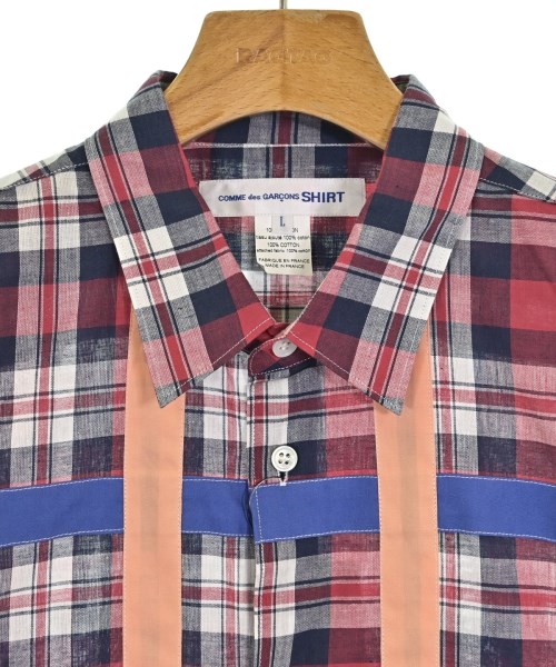 COMME des GARCONS SHIRT（コムデギャルソンシャツ）カジュアルシャツ 赤 サイズ:L メンズ/2200597282041