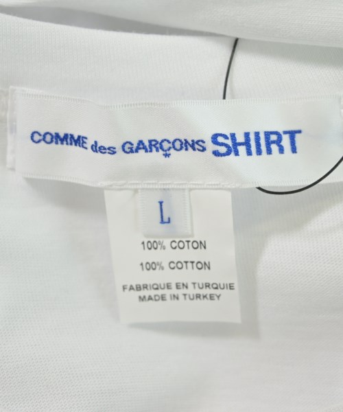 COMME des GARCONS SHIRT（コムデギャルソンシャツ）Tシャツ・カットソー 白 サイズ:L メンズ/2200599811041