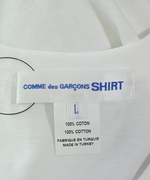 COMME des GARCONS SHIRT（コムデギャルソンシャツ）Tシャツ・カットソー 白 サイズ:L メンズ/2200599811133