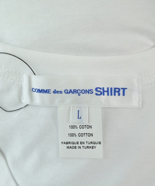 COMME des GARCONS SHIRT（コムデギャルソンシャツ）Tシャツ・カットソー 白 サイズ:L メンズ/2200599811140
