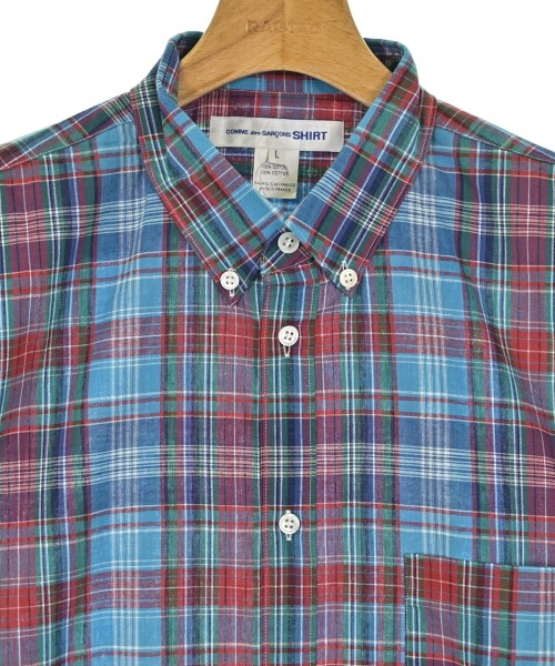COMME des GARCONS SHIRT（コムデギャルソンシャツ）カジュアルシャツ 青 サイズ:L メンズ/2200599811225