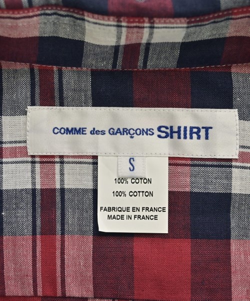 COMME des GARCONS SHIRT（コムデギャルソンシャツ）カジュアルシャツ 赤 サイズ:S メンズ/2200599594197