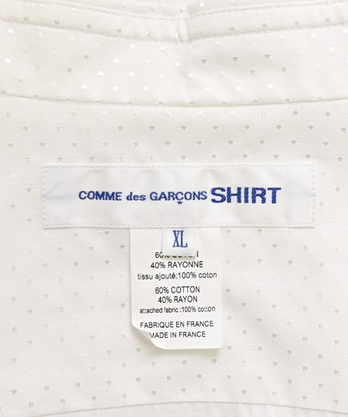 COMME des GARCONS SHIRT（コムデギャルソンシャツ）カジュアルシャツ 白 サイズ:XL メンズ/2200600331025