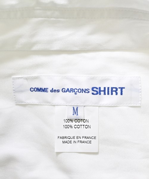 COMME des GARCONS SHIRT（コムデギャルソンシャツ）カジュアルシャツ 白 サイズ:M メンズ/2200600374039