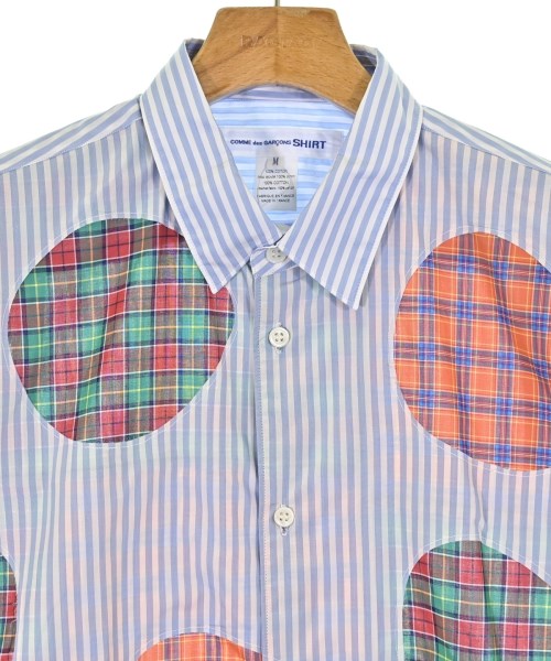 COMME des GARCONS SHIRT（コムデギャルソンシャツ）カジュアルシャツ 青 サイズ:M メンズ/2200600374350