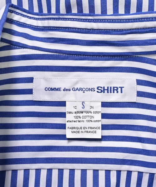 COMME des GARCONS SHIRT（コムデギャルソンシャツ）カジュアルシャツ 青 サイズ:S メンズ/2200600936039