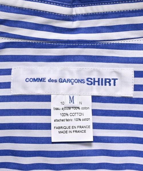 COMME des GARCONS SHIRT（コムデギャルソンシャツ）カジュアルシャツ 青 サイズ:M メンズ/2200600936046