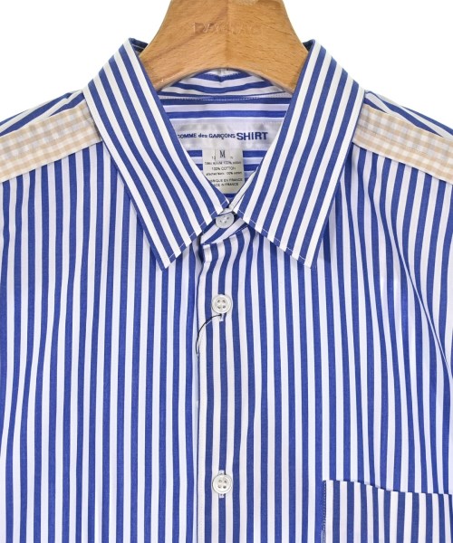 COMME des GARCONS SHIRT（コムデギャルソンシャツ）カジュアルシャツ 青 サイズ:M メンズ/2200600936046