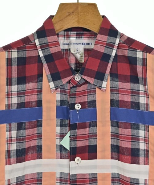 COMME des GARCONS SHIRT（コムデギャルソンシャツ）カジュアルシャツ 赤 サイズ:S メンズ/2200600936060