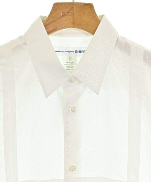 COMME des GARCONS SHIRT（コムデギャルソンシャツ）カジュアルシャツ 白 サイズ:S メンズ/2200600936077